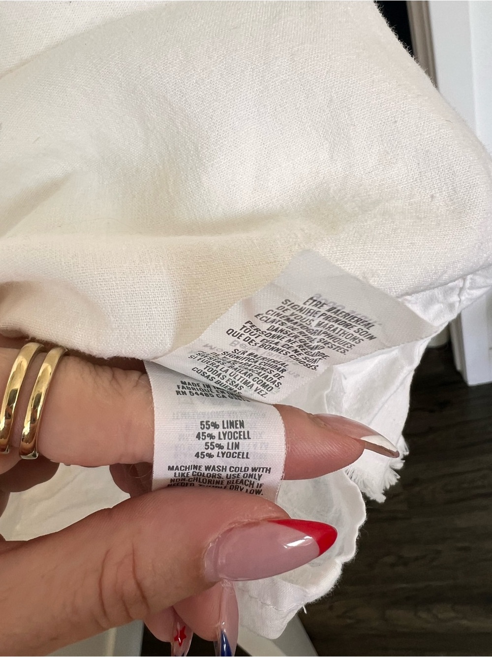 Aerie Flutter Sleeve Babydoll Tunic Dress White Size Small - Picture 9 of 11
